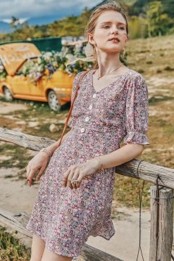 Robe D’été Fleu -Zapaka 0e2c2a8bde092d59260e68621d3e1729