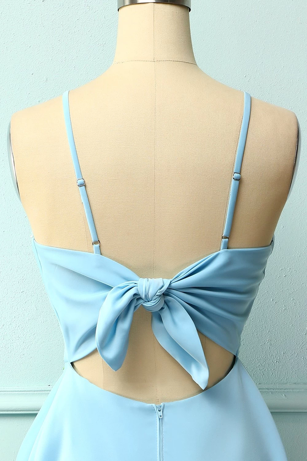 Robe De Cocktail Bleu Dos Nu 7 Robe De Cocktail Bleu Dos Nu – Image 5