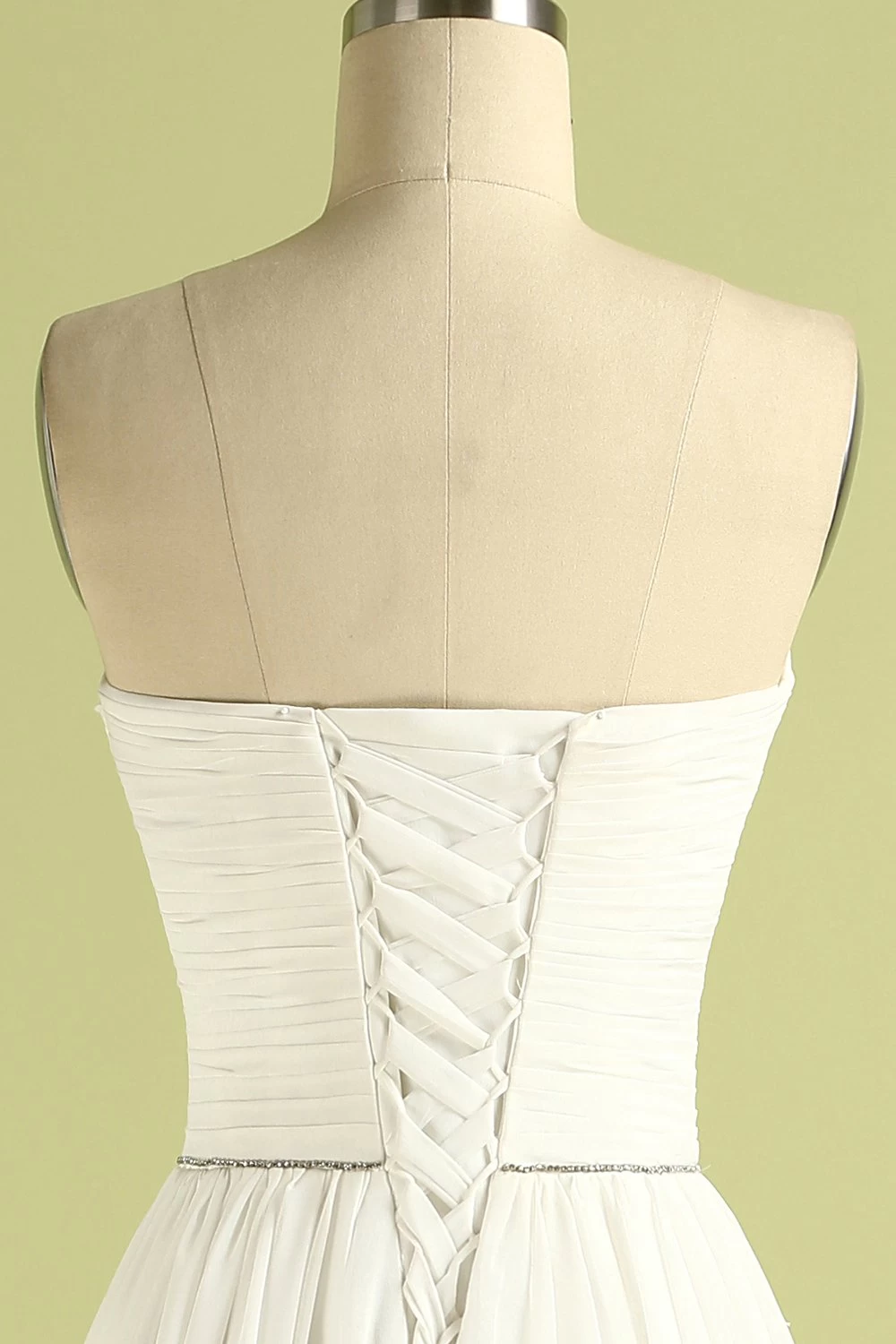 Robe De Demoiselle D'honneur Blanche 7 Robe De Demoiselle D'honneur Blanche – Image 5