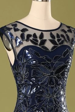 Robe à Paillettes Bleu Marine Des Années 1920 -Zapaka 19122002767 89d126db 3e72 4527 8537 6d2cb0797ee2
