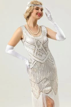 Robe à Franges à Sequins Rétro Des Années 20 21 Robe à Franges à Sequins Rétro Des Années 20 -Zapaka 2021062410363060d3efaee4120