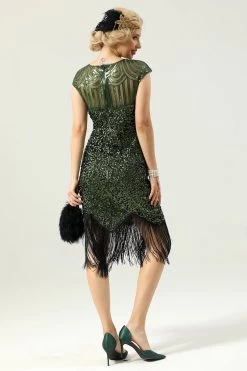 Robe Fringe à Paillettes Des Années 1920 -Zapaka 2021062417214860d44eac494e5