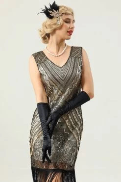 Robe Gatsby Sans Manches Des Années 1920 -Zapaka 2021062417284260d4504a3c1f8