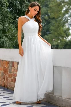 Robe Col V à Volants 11 Robe Col V à Volants -Zapaka 28000134 2