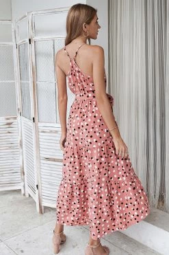 Pink Polka Dots Maxi Boho Robe -Zapaka 6340e417c94dc76eccb3760360a866ff 01c80866 165d 4908 906a 3e49290e4765