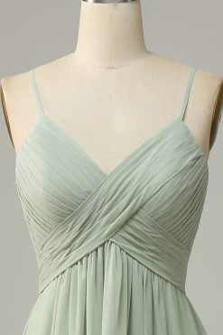 Robe De Demoiselle D'honneur Sans Manches à Bretelles Spaghetti Dusty Sage -Zapaka 91332 Dusty Sage 4 947d634e 385c 4978 a8c9 01af84b09cf8