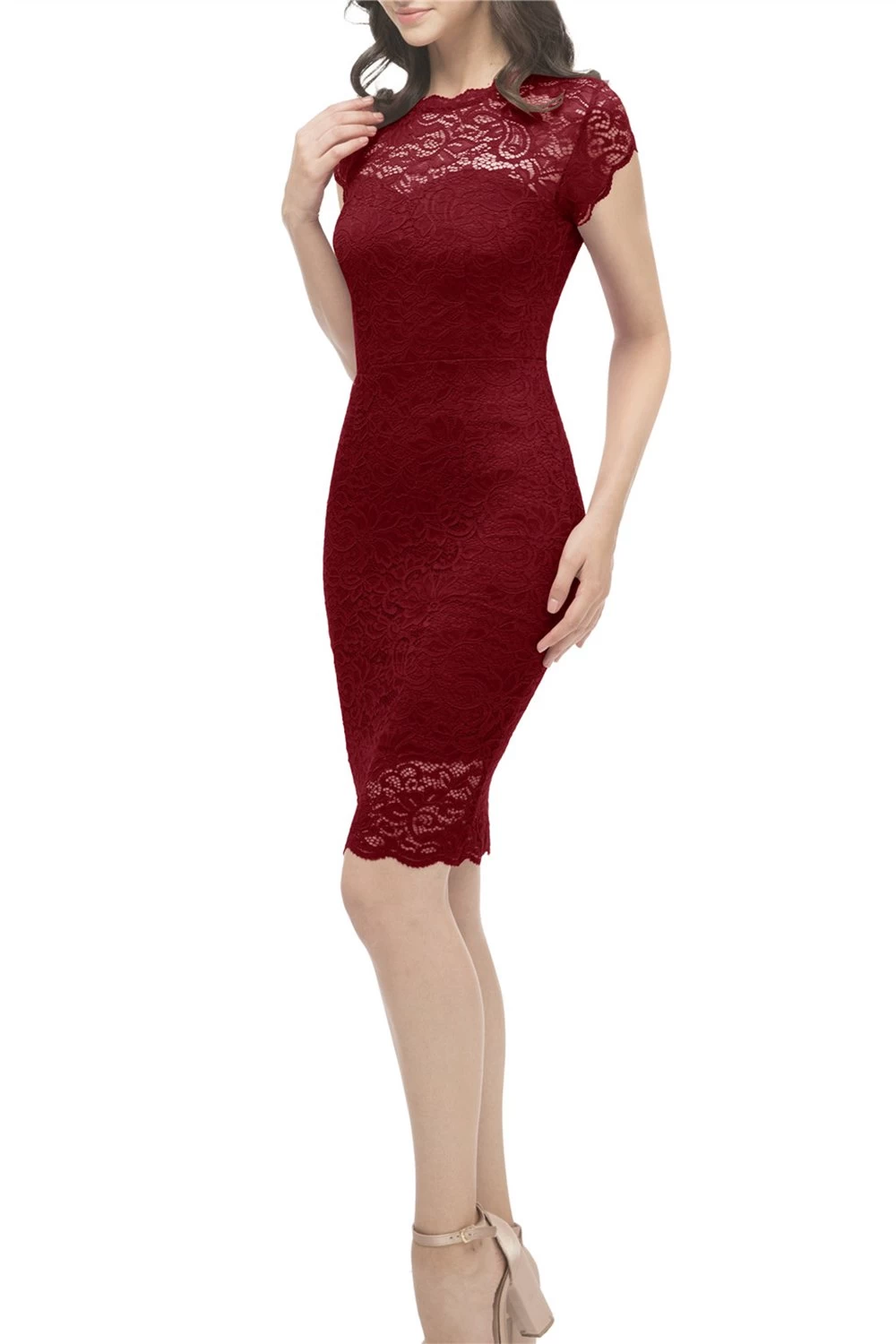 Robe Bodycon En Dentelle De Raisin 11 Robe Bodycon En Dentelle De Raisin – Image 9