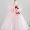 Robe Fille Fleur De Tulle Rose -Zapaka BDE008 Light Pink 1 first