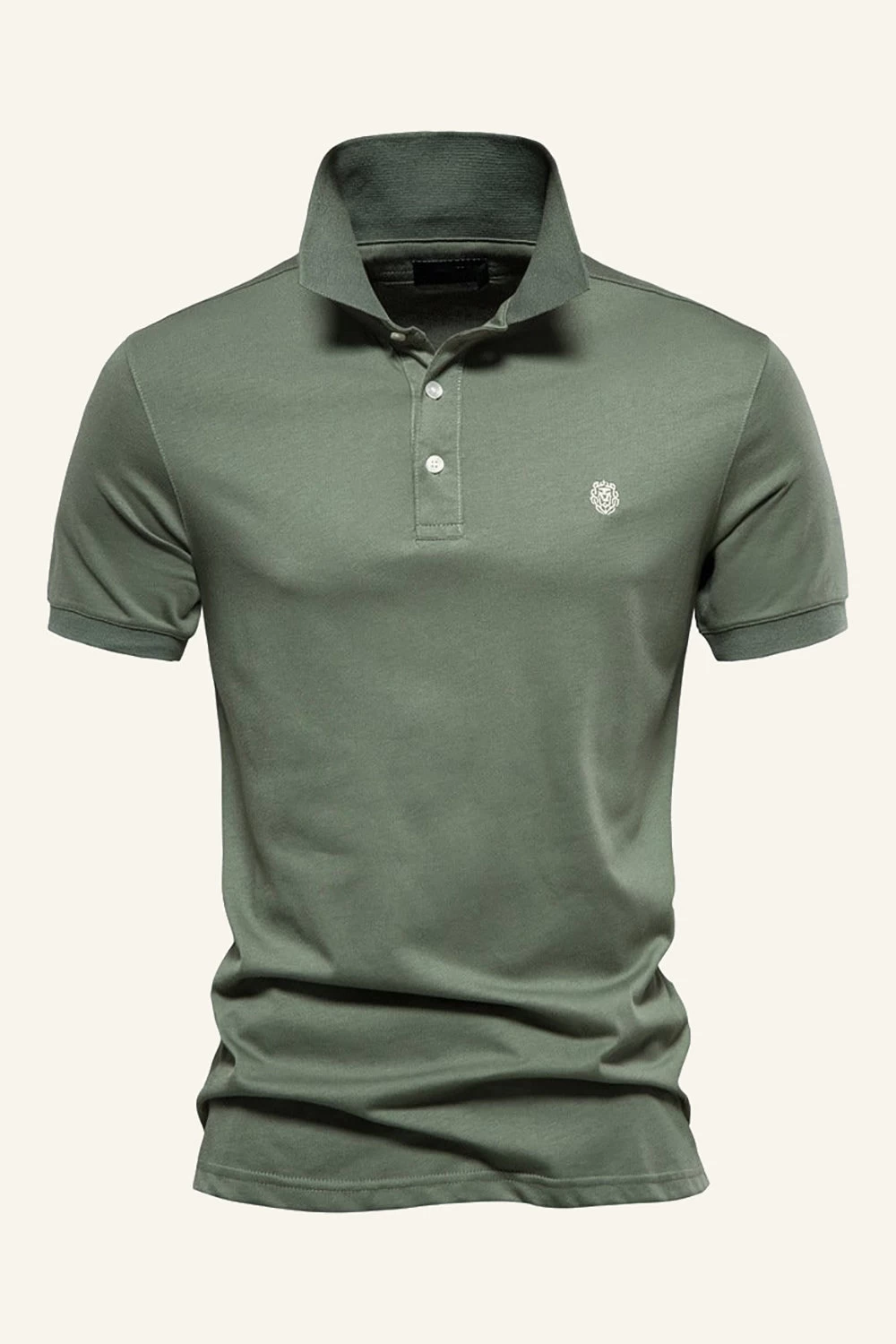 Polo Classique Gris Vert Regular Fit Collot Homme 3 Polo Classique Gris Vert Regular Fit Collot Homme
