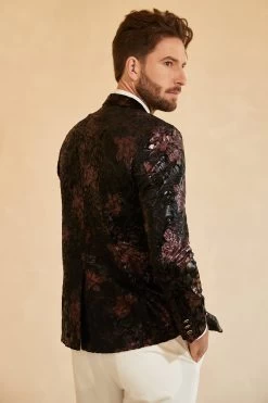 Noir Bleu Monopoitrine Imprimé Blazer Pour Hommes à Deux Boutons 20 Noir Bleu Monopoitrine Imprimé Blazer Pour Hommes à Deux Boutons -Zapaka CGGXH0731 BlackRed 2 6e612663 b7b7 4c92 a371 7f75d709bf63