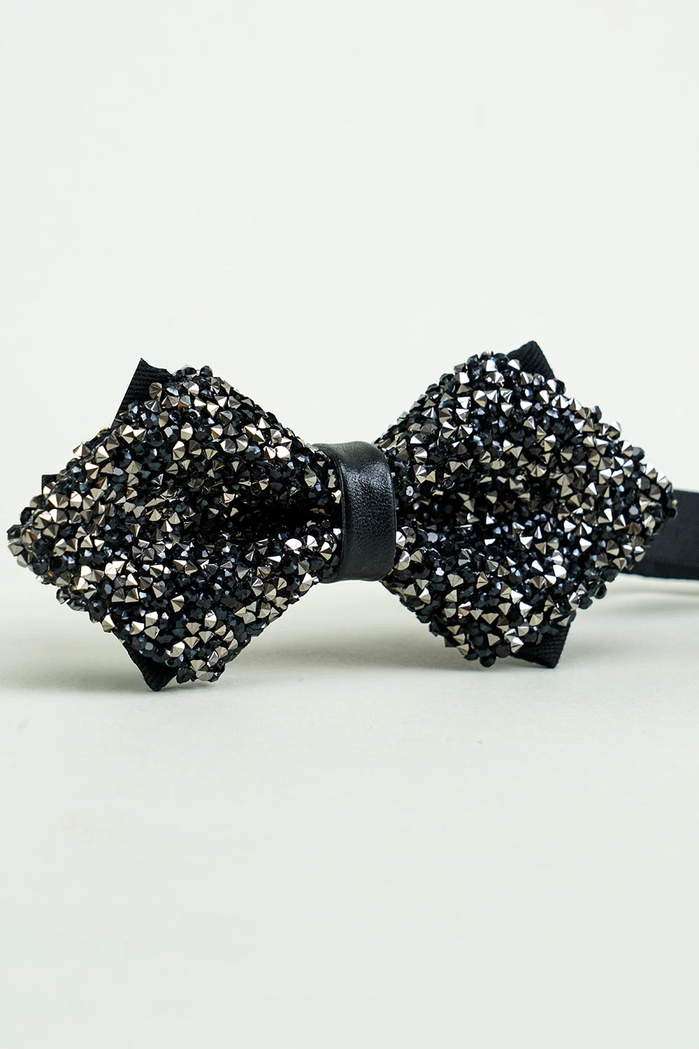 Strass Noirs Nœuds Papillon Réglables 3 Strass Noirs Nœuds Papillon Réglables