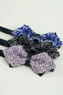 Strass Noirs Nœuds Papillon Réglables 20 Strass Noirs Nœuds Papillon Réglables -Zapaka CGLHN23605 Pink 2