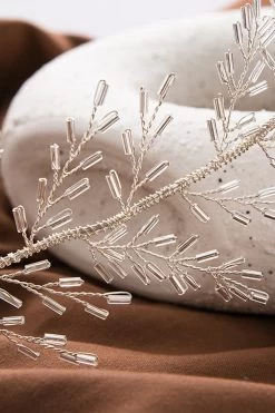 Sliver Beads Bandeau De Mariage -Zapaka CGLHW21054 5