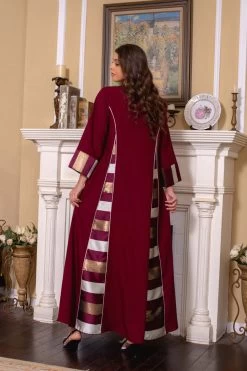 Bourgogne Robe De Soirée Caftan Marocaine 19 Bourgogne Robe De Soirée Caftan Marocaine -Zapaka CGLLY30451 20Burgundy 20 5