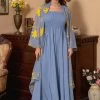 Bleu Abaya 2 Pièces Set Robe De Prière élégante 1 Bleu Abaya 2 Pièces Set Robe De Prière élégante -Zapaka CGLLY30456 20Blue 20 1