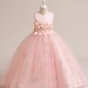 Robe Fille Sans Manches En Tulle Rose Avec Appliques -Zapaka CGLLY30611 20Pink 20 1 18c7ec14 4a0c 4f92 b4f9 7e1c62999aa9