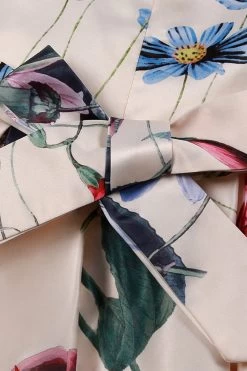 Une Ligne Bijou Col Bleu Clair Imprimé Robe Fille 20 Une Ligne Bijou Col Bleu Clair Imprimé Robe Fille -Zapaka CGLLY30688 20Apricot 20 5