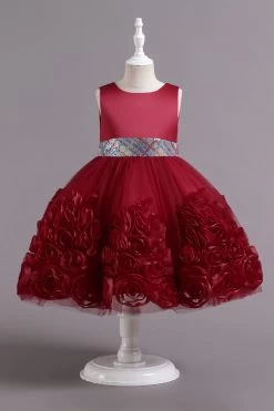 Fuchsia A Line Sequin Flower Girls' Party Dress Avec Nœud 20 Fuchsia A Line Sequin Flower Girls' Party Dress Avec Nœud -Zapaka CGLLY30702 20Burgundy 20 1 b64dd197 7137 42f1 a7f4 84c7ac9a2f63