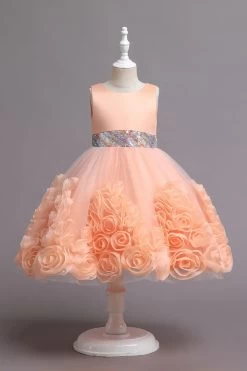 Fuchsia A Line Sequin Flower Girls' Party Dress Avec Nœud 26 Fuchsia A Line Sequin Flower Girls' Party Dress Avec Nœud -Zapaka CGLLY30702 20Orange 20 1 2e76e03d 25bc 415d 941a 993b1ef561ee