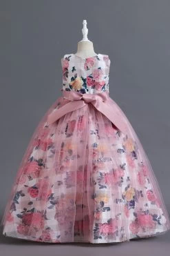 Robe Longue De Fille En Tulle De Fleur Bleue Avec Volants 19 Robe Longue De Fille En Tulle De Fleur Bleue Avec Volants -Zapaka CGLLY30713 20Blush 20 1 08dddc19 ff08 4e68 a430 aa44832697f8