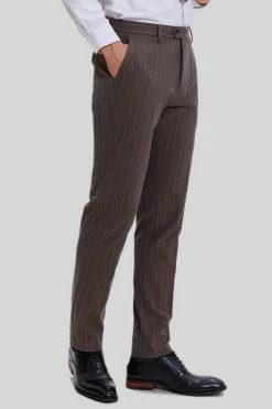 Coffee Pinstripe 3 Pièces Costumes De Bal Pour Hommes 12 Coffee Pinstripe 3 Pièces Costumes De Bal Pour Hommes -Zapaka CGMPHL0013 5 5200198f 5700 429c b90f 02a81f00d6bf