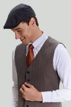 Coffee Pinstripe 3 Pièces Costumes De Bal Pour Hommes 13 Coffee Pinstripe 3 Pièces Costumes De Bal Pour Hommes -Zapaka CGMPHL0013 6 ddde0401 8029 4334 b4d3 79dcda2cfb53