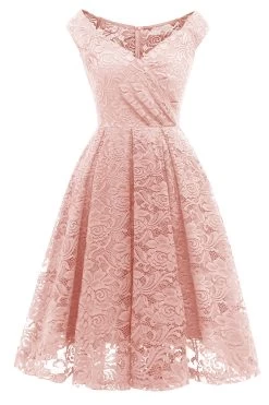 Blush Vintage Dentelle Robe De Fête