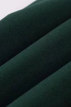 Robe Vert Foncé Bodycon Des Années 60 Avec Volants 10 Robe Vert Foncé Bodycon Des Années 60 Avec Volants -Zapaka CGZL2218764 Dark Green 5