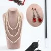 Rouge Cinq Pièces Ensemble D’accessoires De Fête Des Années 20 2 Rouge Cinq Pièces Ensemble D’accessoires De Fête Des Années 20 -Zapaka CGZL231085 Red 1 first