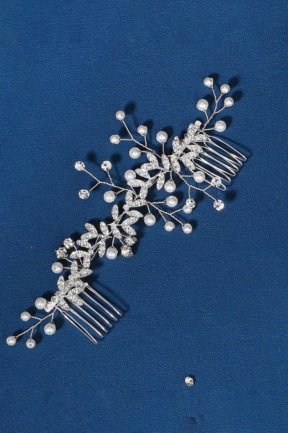 Accessoires De Cheveux De Mariée En Perles De Strass Faits à La Main 8 Accessoires De Cheveux De Mariée En Perles De Strass Faits à La Main – Image 6