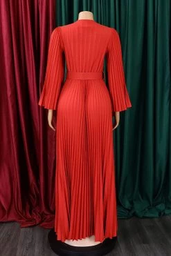 Robe D’invité De Mariage Longue Plissée Bleu Ciel 23 Robe D’invité De Mariage Longue Plissée Bleu Ciel -Zapaka CGZL231256 Red 2 f7da70fe 0328 4ab6 bfa0 c7f4a05dec2c