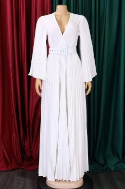 Robe D’invité De Mariage Longue Plissée Bleu Ciel 24 Robe D’invité De Mariage Longue Plissée Bleu Ciel -Zapaka CGZL231256 White 1 first 3cacc85c 77f7 4bb8 9841 51114922de4c