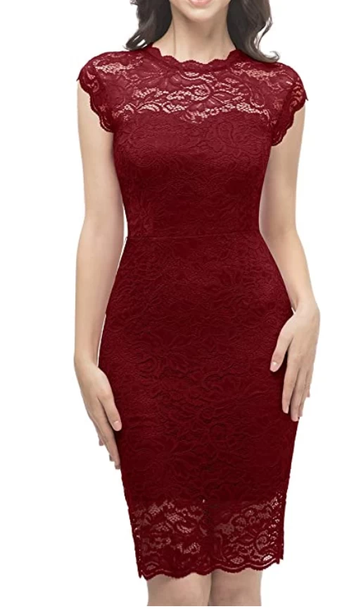Robe Bodycon En Dentelle De Raisin 8 Robe Bodycon En Dentelle De Raisin – Image 6