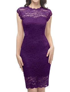 Robe De Fête Blush Lace Bodycon -Zapaka E7 B4 AB