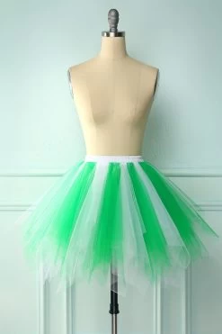 Jupe Noire Verte -Zapaka LXQCWhiteGreen