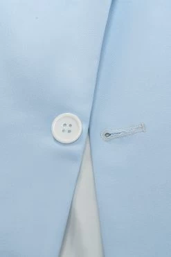 Light Blue Peak Lapel 2 Pièces Costumes De Bal Pour Hommes -Zapaka WHM0031LightBlue 5