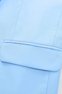 Peak Lapel Single Breasted Sky Blue Costume De Bal Pour Hommes 11 Peak Lapel Single Breasted Sky Blue Costume De Bal Pour Hommes -Zapaka WHM0058SkyBlue 4