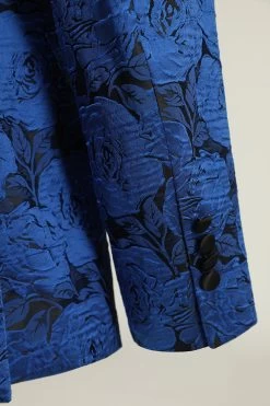 Peak Lapel Jacquard Royal Blue Blazer De Soirée Des Finissants Pour Hommes 10 Peak Lapel Jacquard Royal Blue Blazer De Soirée Des Finissants Pour Hommes -Zapaka WHM0067 20Royal 20Blue 20 5