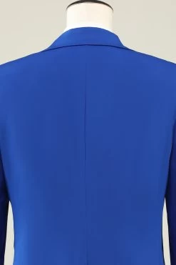 Slim Fit Peak Revers One Button Blue Costumes De Bal Pour Hommes -Zapaka WHM0089 20Blue 20 5