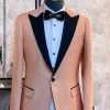 Peak Lapel Blush 2 Pièces Costumes De Bal Pour Hommes 1 Peak Lapel Blush 2 Pièces Costumes De Bal Pour Hommes -Zapaka WHM0123Blush 1