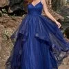 Une Ligne Bretelles Spaghetti Bleu Marine Robe De Bal De Grande Taille 1 Une Ligne Bretelles Spaghetti Bleu Marine Robe De Bal De Grande Taille -Zapaka YYGXH0018RoyalBlue 1