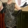 Doré Paillettes Plus Taille 1920s Gatsby Robe Avec 20s Acessories Set 1 Doré Paillettes Plus Taille 1920s Gatsby Robe Avec 20s Acessories Set -Zapaka YYZLHB230088 1 first