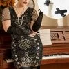 Paillettes Noires Des Années 1920 Flapper Plus Taille Robe Avec 20s Accessoires Set 1 Paillettes Noires Des Années 1920 Flapper Plus Taille Robe Avec 20s Accessoires Set -Zapaka YYZLHB230106 1 first f648bfce 6382 4e94 b847 2afb76f3aee9