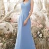 Robe De Demoiselle Bleu Col En V -Zapaka ZDGAS130 1 09772a1d 5346 46bd b8a4 8c81ec132502
