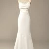 Robe De Mariée Longue Sirène Blanche -Zapaka ZPK03004916 1