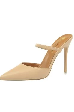 Talons Aiguilles Pointus Abricot -Zapaka ZPKCGLH10 86 Apricot 4
