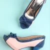 Talons Hauts Avec Bowknot -Zapaka ZPKCGS01015 20Pink 20First
