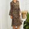 Robe Décontractée Imprimée Léopard Brun -Zapaka ZPKCGXR0127473 f52d6360 051a 450e aeb1 d601a73d15c1