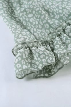 Light_Green V Col Robe D’été -Zapaka ZPKCGZL21037 Light Green 5