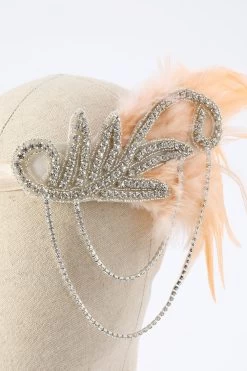 Champagne 1920s Accessoires Cinq Pièces Ensembles -Zapaka ZPKCGZL21177 Nude 3